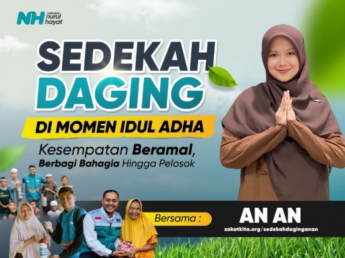 Sedekah Daging di hari Qurban Bersama An an