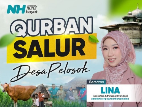 Qurban Salur Desa Pelosok Bersama Lina